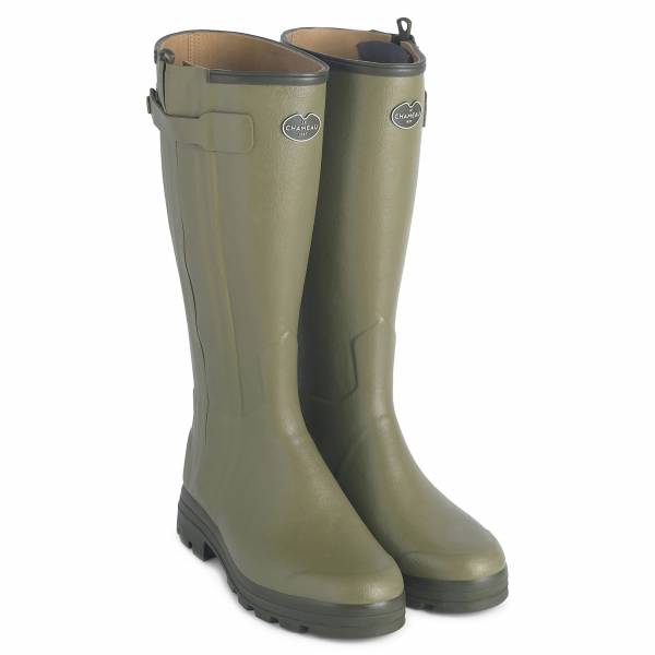 Le Chameau Damen Gummistiefel Chasseur Cuir 39