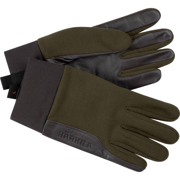 Hrkila Handschuhe Driven Hunt, Farbe Willow green/Shadow brown