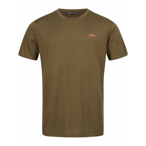 Blaser Herren T-Shirt Base 160, Farbe Dunkel Oliv 2XL