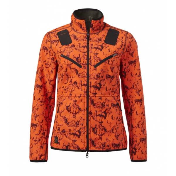 Chevalier Damen Wendejacke Mist, Farbe Orange/Oliv 46