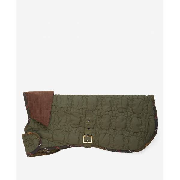 Barbour Hundemantel Bone Quilted, Farbe Olive