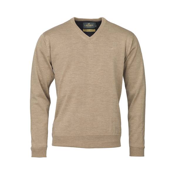 Laksen Windstopper Pullover Grantham, Farbe Sand M