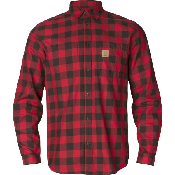 Hrkila Herrenhemd Scandinavian, Farbe Red Check XL