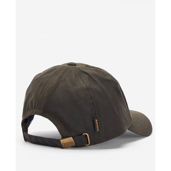 Barbour Wax Sports Cap, Farbe Olive