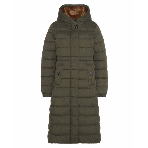 Barbour Damen Steppmantel Clarence, Farbe Olive