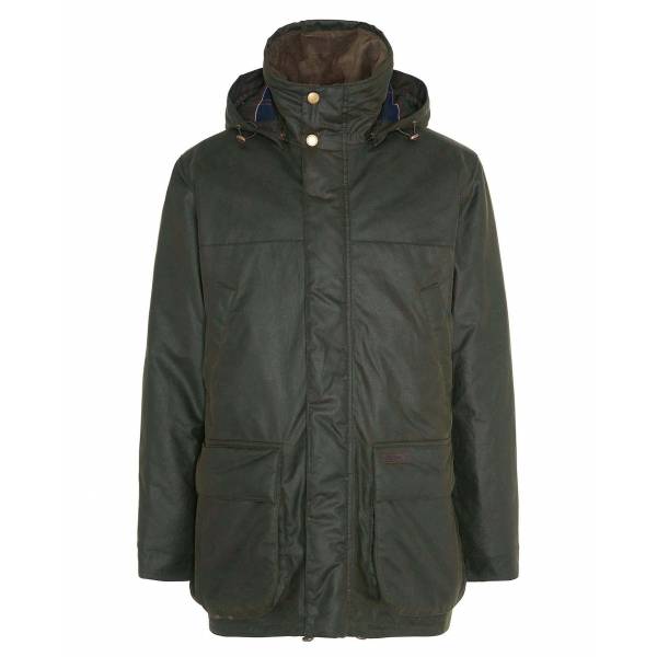 Barbour Herren Wachsjacke Bleaberry, Farbe Fern