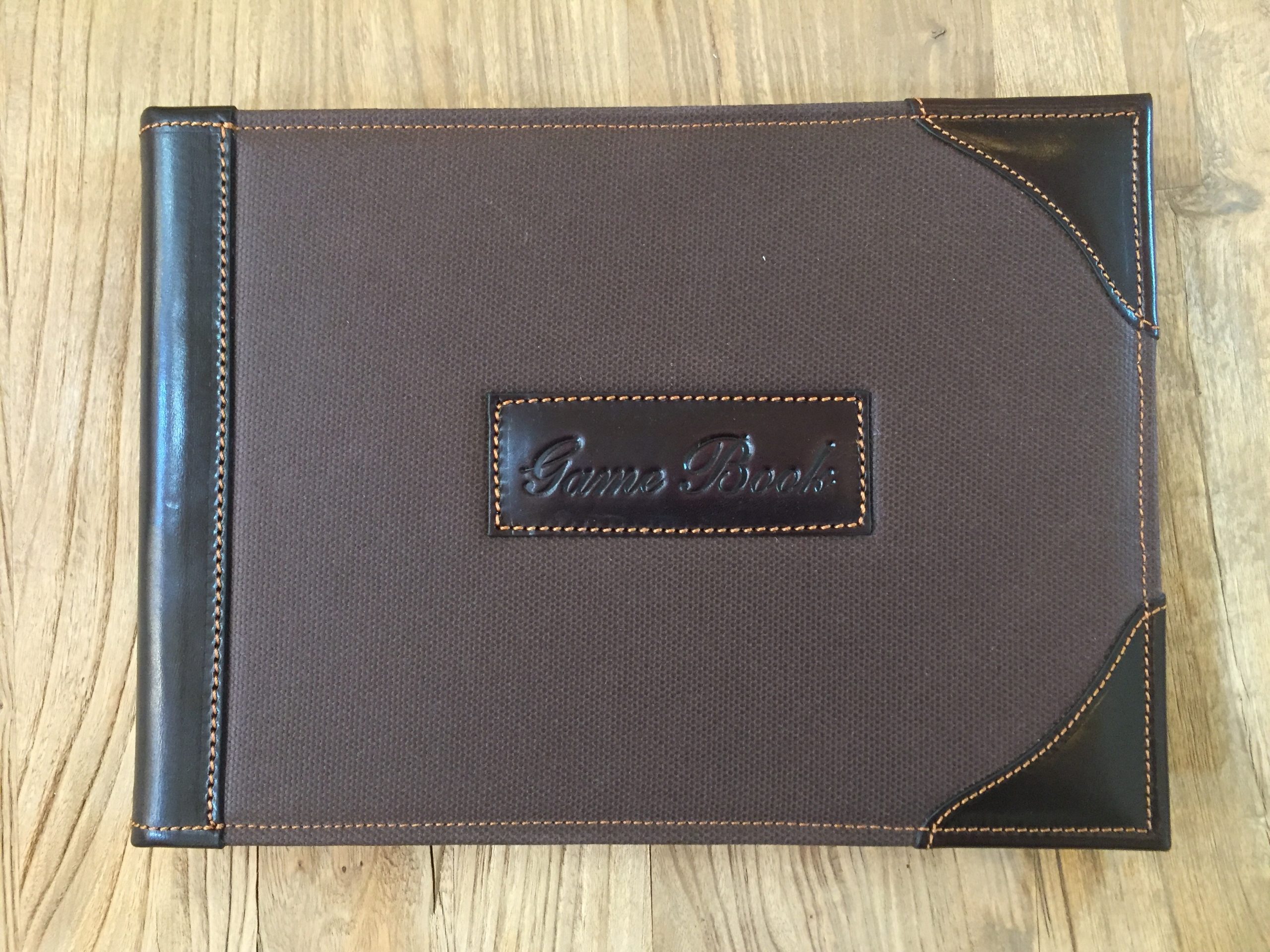 Rey Pavon Game Book - Jagdtagebuch braun