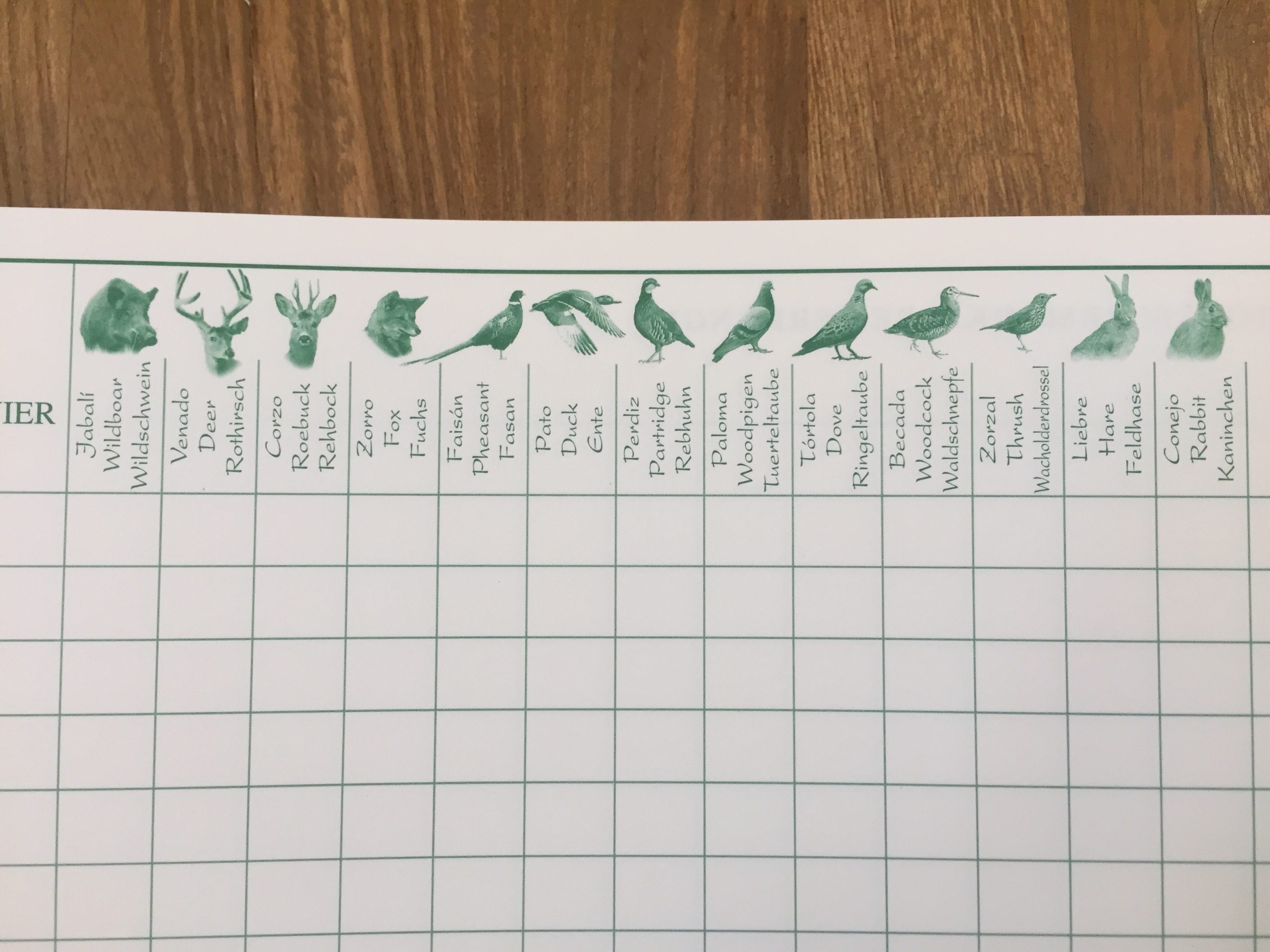 Rey Pavon Game Book - Jagdtagebuch braun – Bild 5