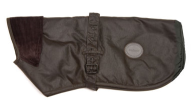 Barbour Hundemantel Waxed Cotton XS