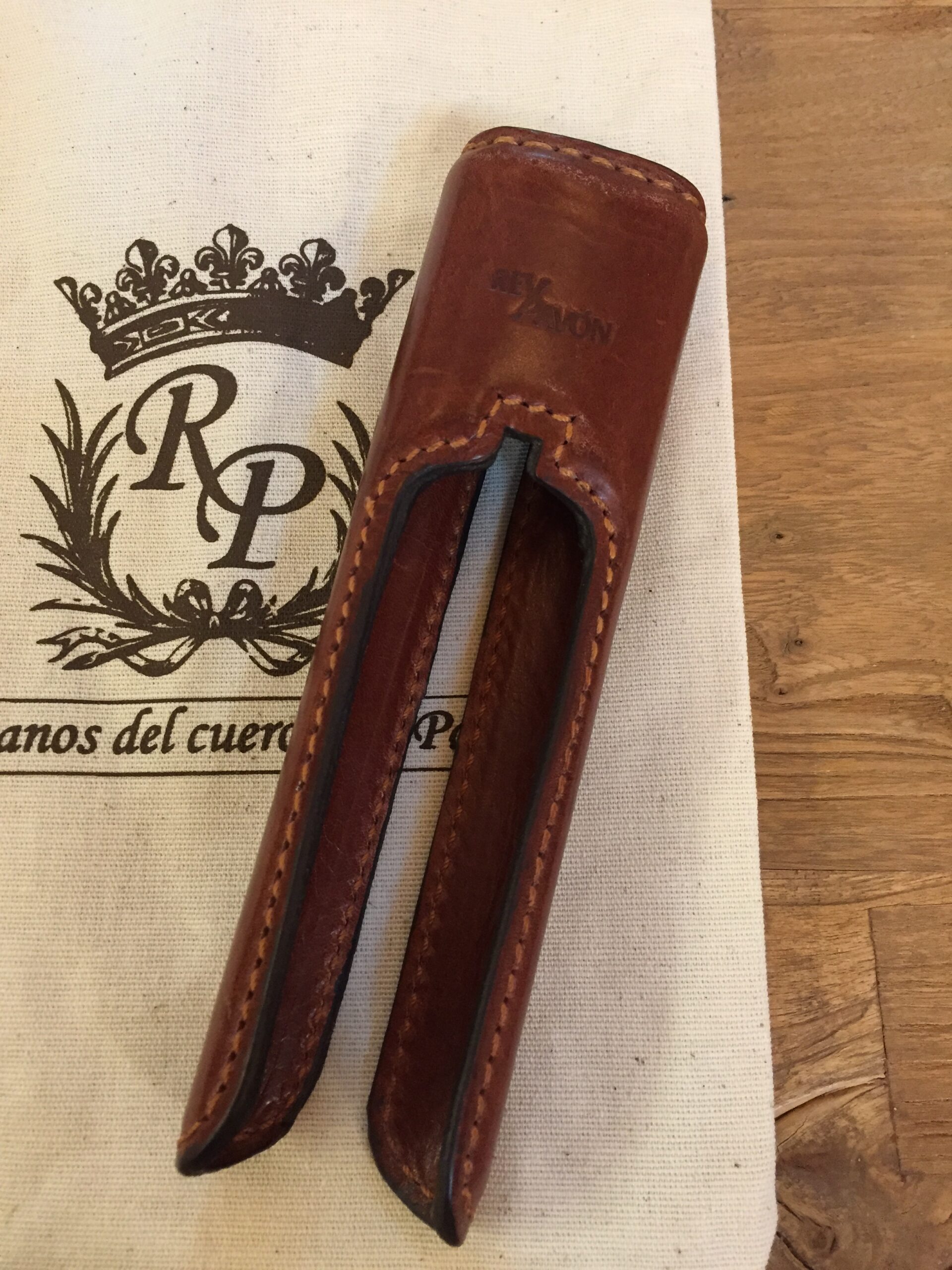 Rey Pavon Leder-Handschutz Querflinte Kal. 12 honey