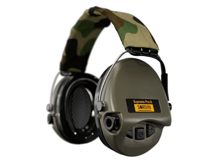 MSA Sordin Gehörschutz Supreme Pro-X (aktiv), Camo/Grün