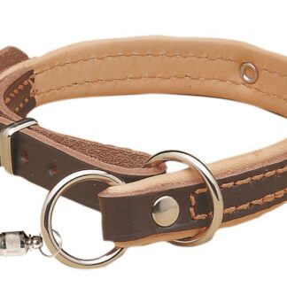 AKAH Würgehalsband mit Begrenzer, braun 42-49 cm