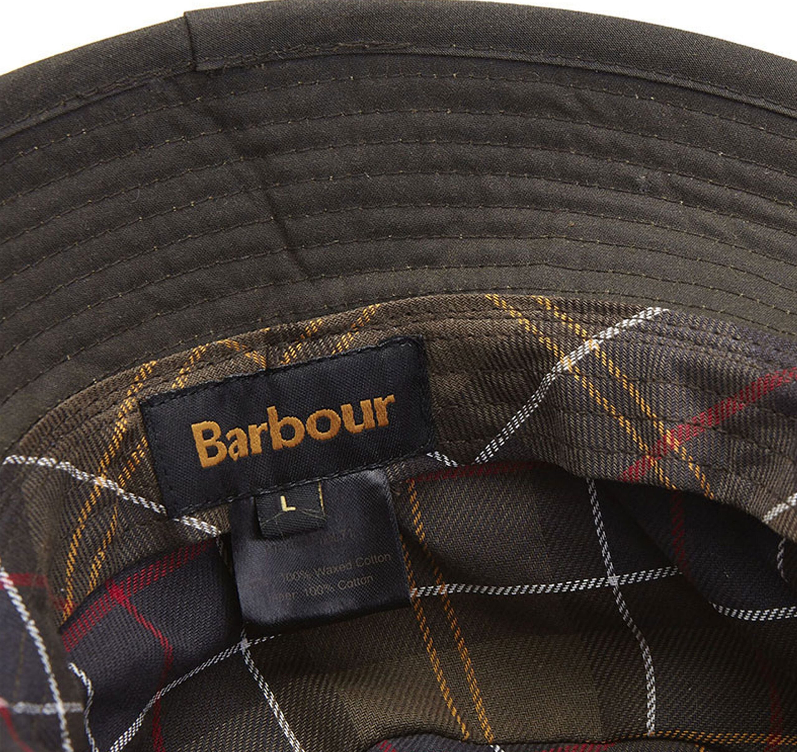 Barbour Wachs-Hut, Farbe Olive S – Bild 2