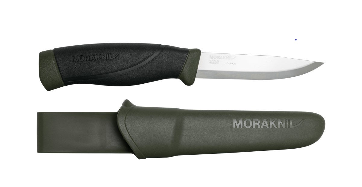Mora of Sweden Mora-Messer mit Gut Grambow Label Signalorange