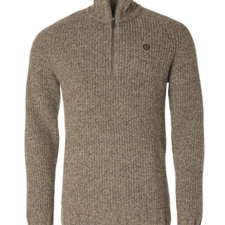 Chevalier Herren Half Zip Pullover, Farbe Saddle Brown M