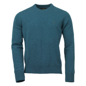 Laksen Lammwollpullover Hoy, Farbe Ocean