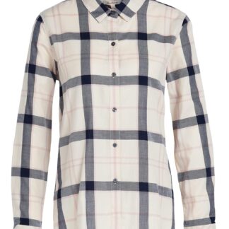 Barbour Damenbluse Moorland, Farbe Cloud/Gardenia Check 42