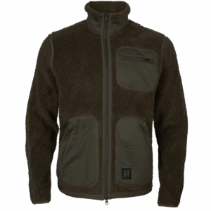 Härkila Teddyfleecejacke Rurik, Farbe Shadow grey/Willow green 3XL