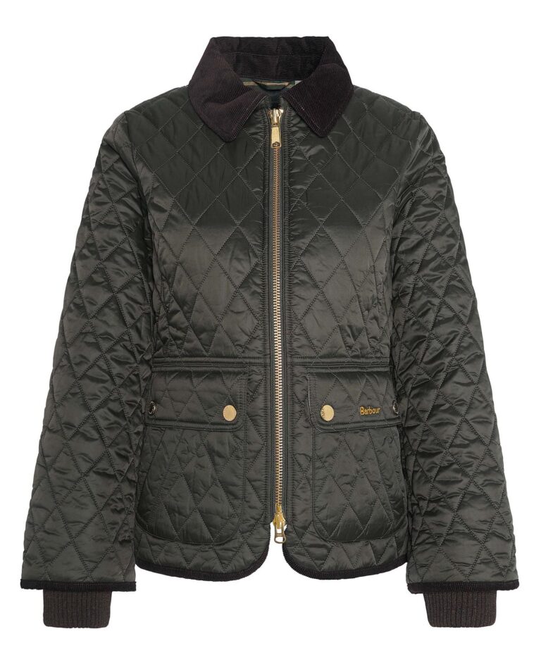 Barbour Damen Steppjacke Beadnell, Farbe Sage/Ancient 40
