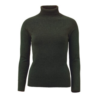 Laksen Damen Rollkragenpullover Westminster, Farbe Loden L
