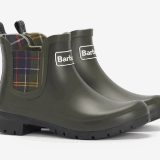 Barbour Damen Gummistiefel Kingham, Farbe Olive 40