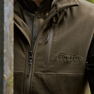 Härkila Herren Fleeceweste Fjell Farbe Hunting green/Willow