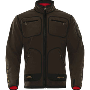 Härkila Herren Fleecejacke Kamko, Farbe Brown/Red