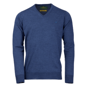 Laksen Sussex V Neck Corn Blue