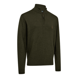 Deerhunter Harrington 1/2 - Zip Strickpullover Forest Ember