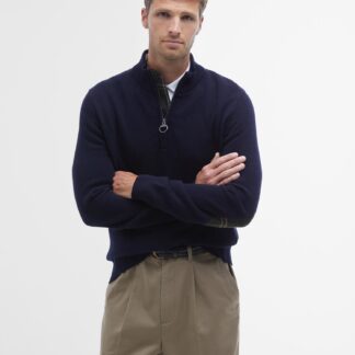 Barbour Holden Hal Zip Navy S