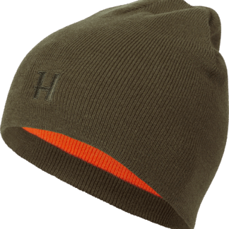 Härkila Reversible Beanie Willow Green/Orange ONE SIZE