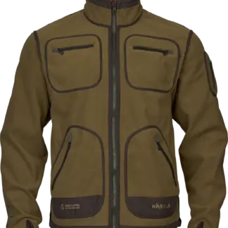 Härkila Herren Fleecejacke Kamko, Farbe Dark olive/Arabian