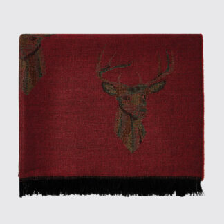 Dubarry Heatherbell Wollstola, Farbe Cardinal