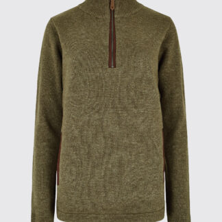 Dubarry Damen Zip-Pullover Morrisey, Farbe Dusky Green 44