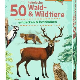 Dominicus Moses Kartenspiel 50 heimische Wald- & Wildtiere