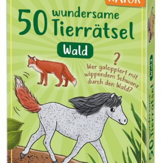 Dominicus Moses Kartenspiel 50 wundersame Tierrätsel - Wald