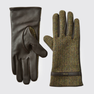 Dubarry Tweed-Lederhandschuhe Ballycastle, Farbe Heath M
