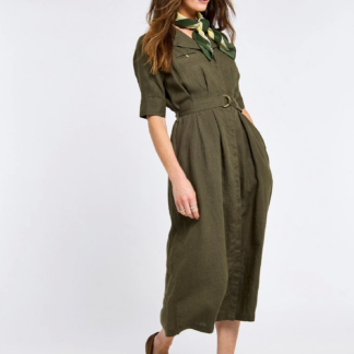 Dubarry Gaynor Women’s Linen Dress - Khaki 38