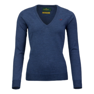 Laksen Camilla V Neck Corn Blue L