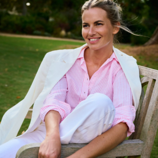 Dubarry Butterfly Leinenbluse Pink