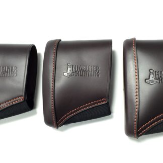 Mjoelner Hunting Schaftkappenverlängerung aus Leder, dunkelbraun Medium