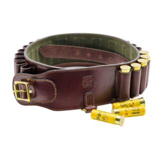 Rey Pavon Leder Schrot-Patronengürtel für 25 Patronen Kal. 12