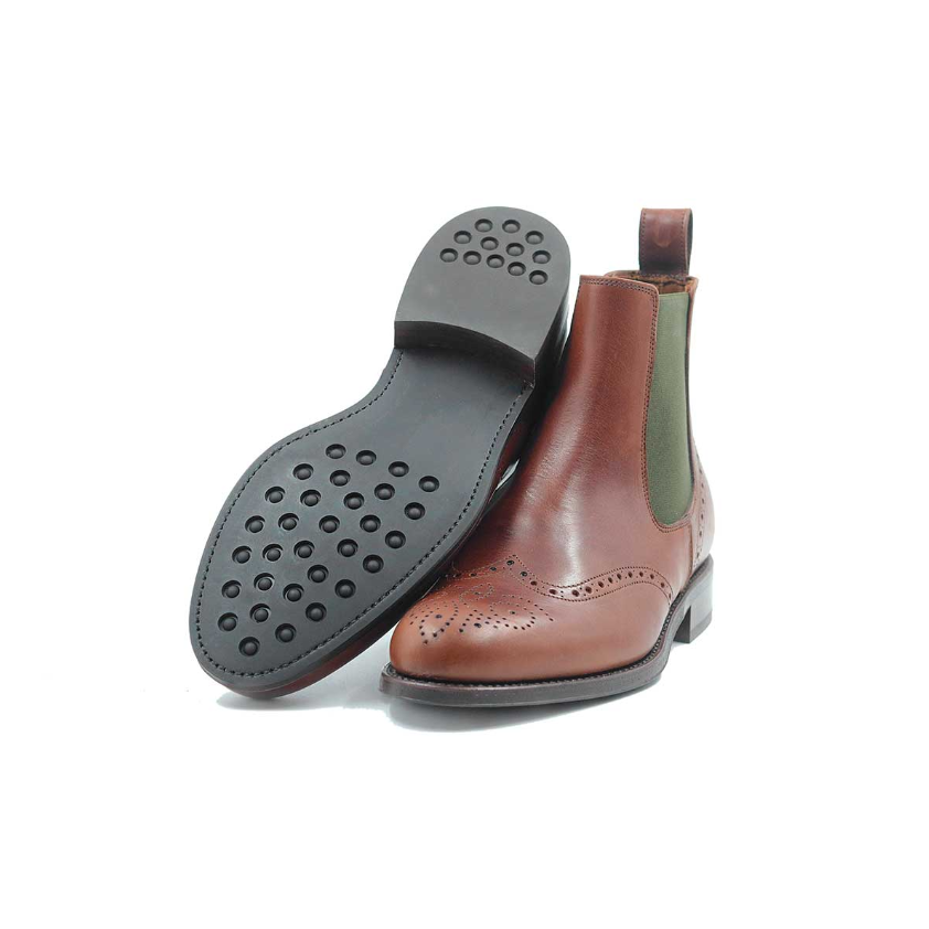 Rey Pavon Damen Schuh Botin Texas, Farbe Braun/Grün 40 – Bild 4