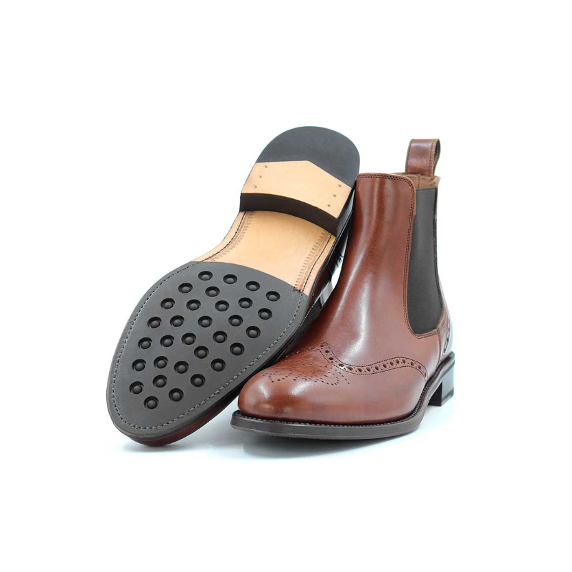 Rey Pavon Herren Schuh Botin Texas, Farbe Braun/Grün 45 – Bild 4