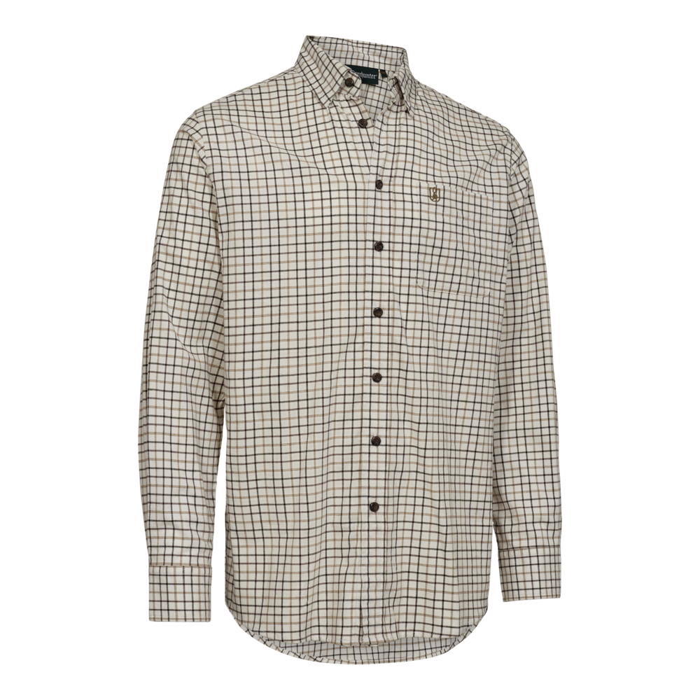 Deerhunter Gavin Hemd Beige Check
