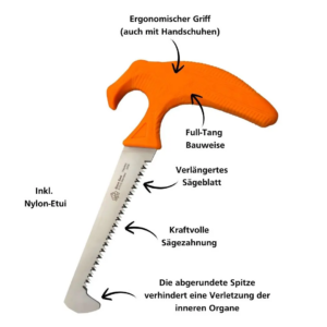 Puma Knochen und Aufbruchsäge