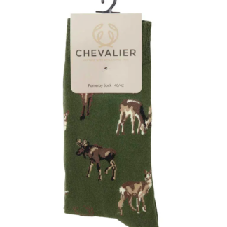 Chevalier Socken Pomeroy Rifle Green Deer 37-39