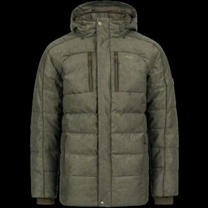 Blaser Herren Daunenjacke Vintage Radiation, Olive/Schwarz S
