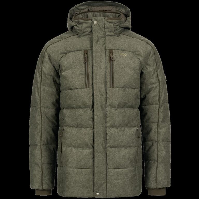 Blaser Herren Daunenjacke Vintage Radiation, Olive/Schwarz S
