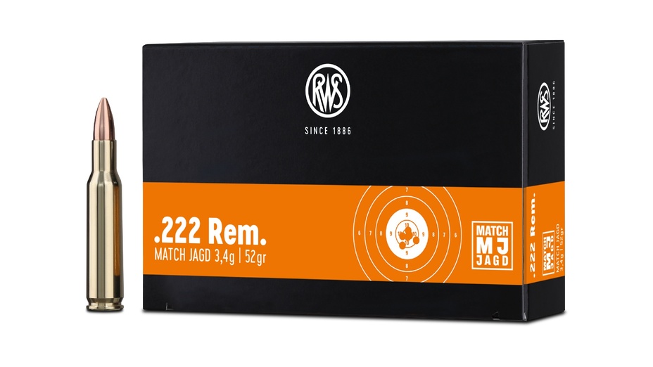 RWS .222 Rem  3,4g / 52gr  MJ
